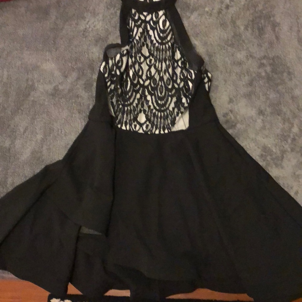 black dress